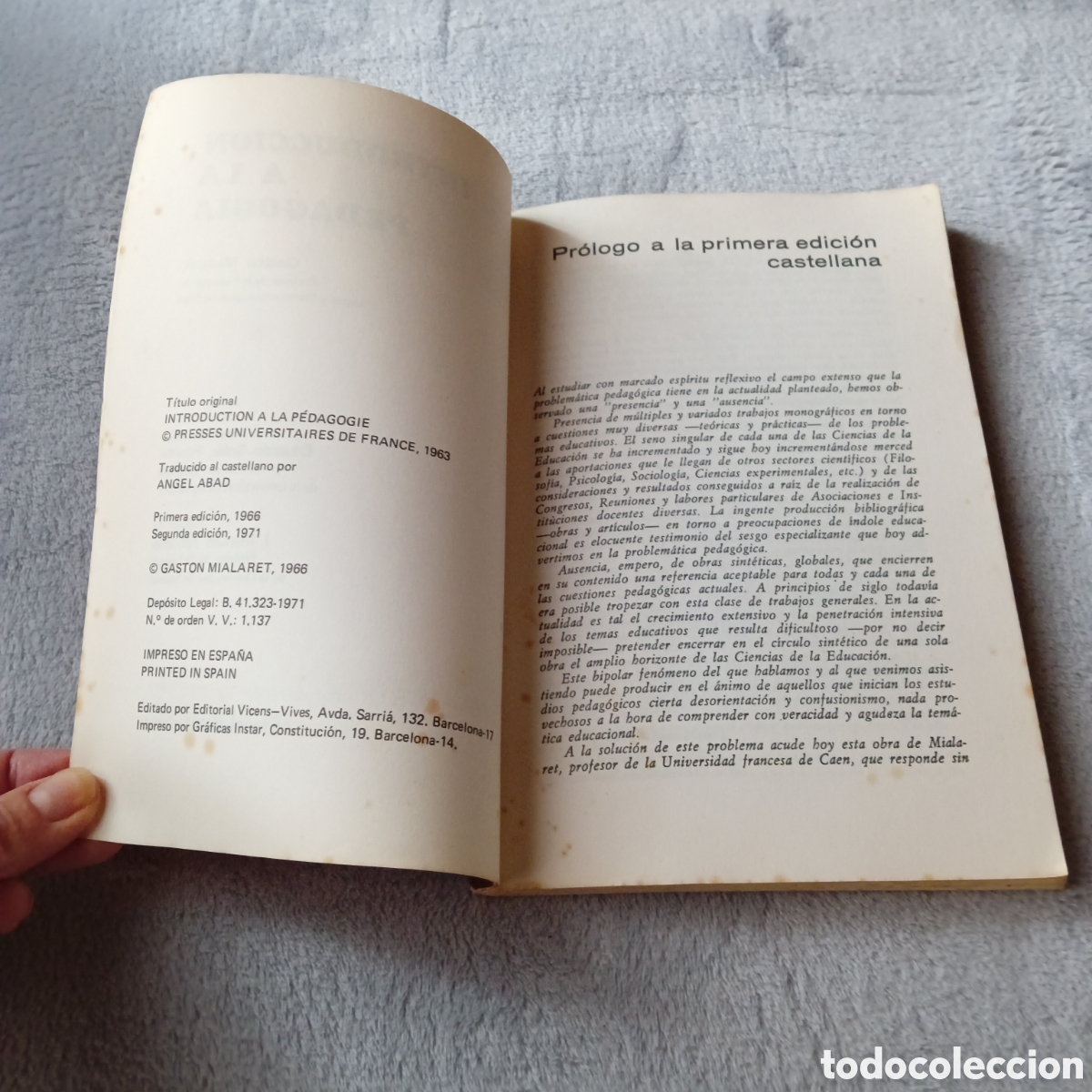 Libros de segunda mano: Introducci&oacute;n a la pedagog&iacute;a - Foto 3