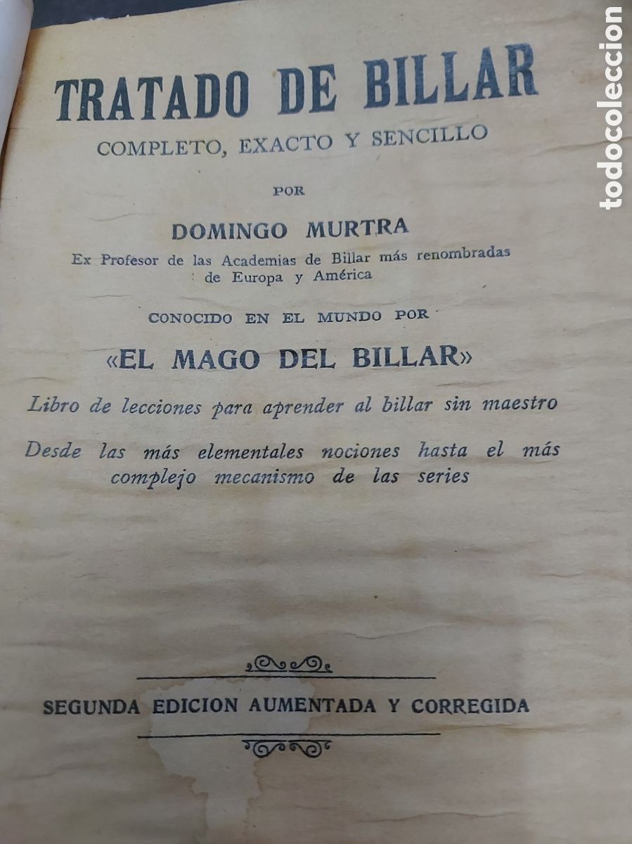 Libros de segunda mano: EL☆ MAGO ☆DEL ☆BILLAR - Foto 2