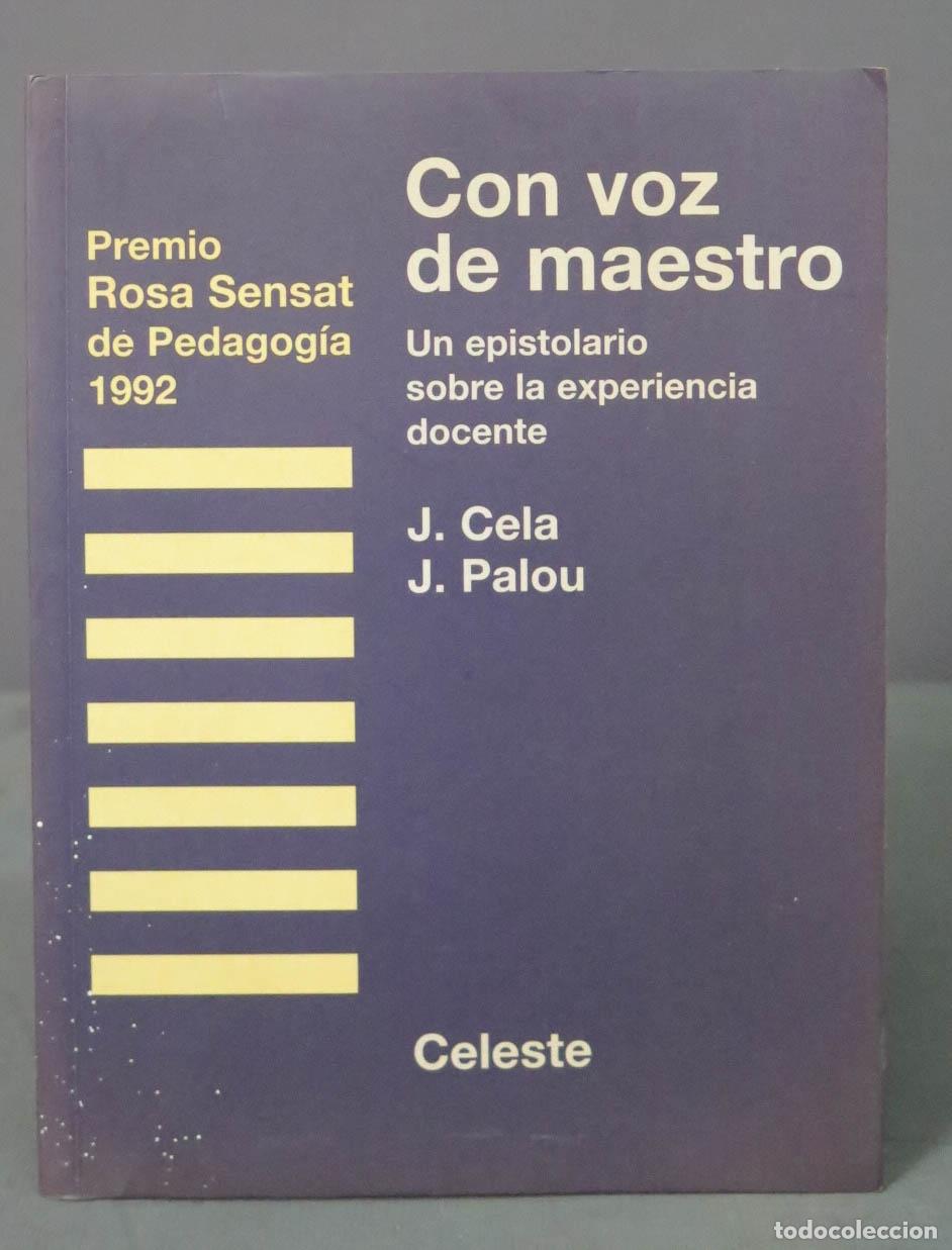 Libros de segunda mano: Con Voz de Maestro Jaume Cela - Foto 1