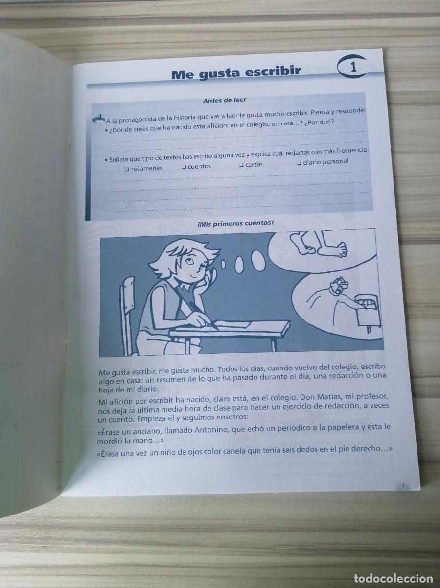 Libros de segunda mano: Cuaderno de ejercicios de Lengua. - Foto 2