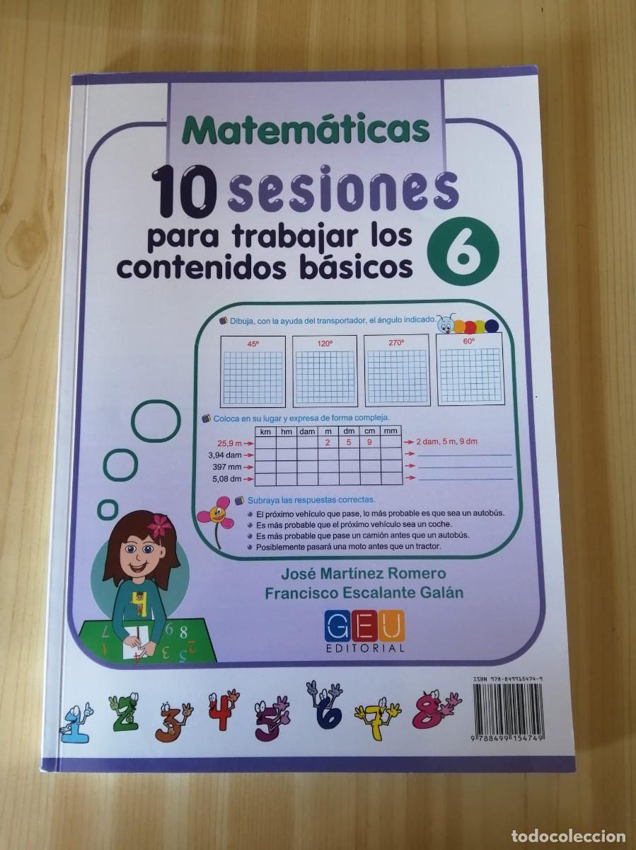 Libros de segunda mano: Matem&aacute;ticas. 10 sesiones para trabajar los contenidos b&aacute;sicos. - Foto 1