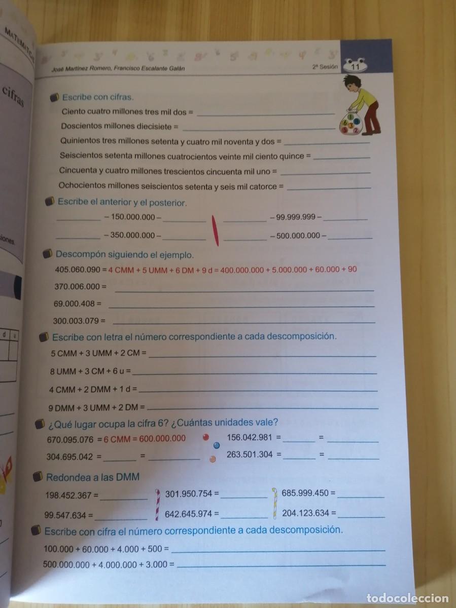 Libros de segunda mano: Matem&aacute;ticas. 10 sesiones para trabajar los contenidos b&aacute;sicos. - Foto 2
