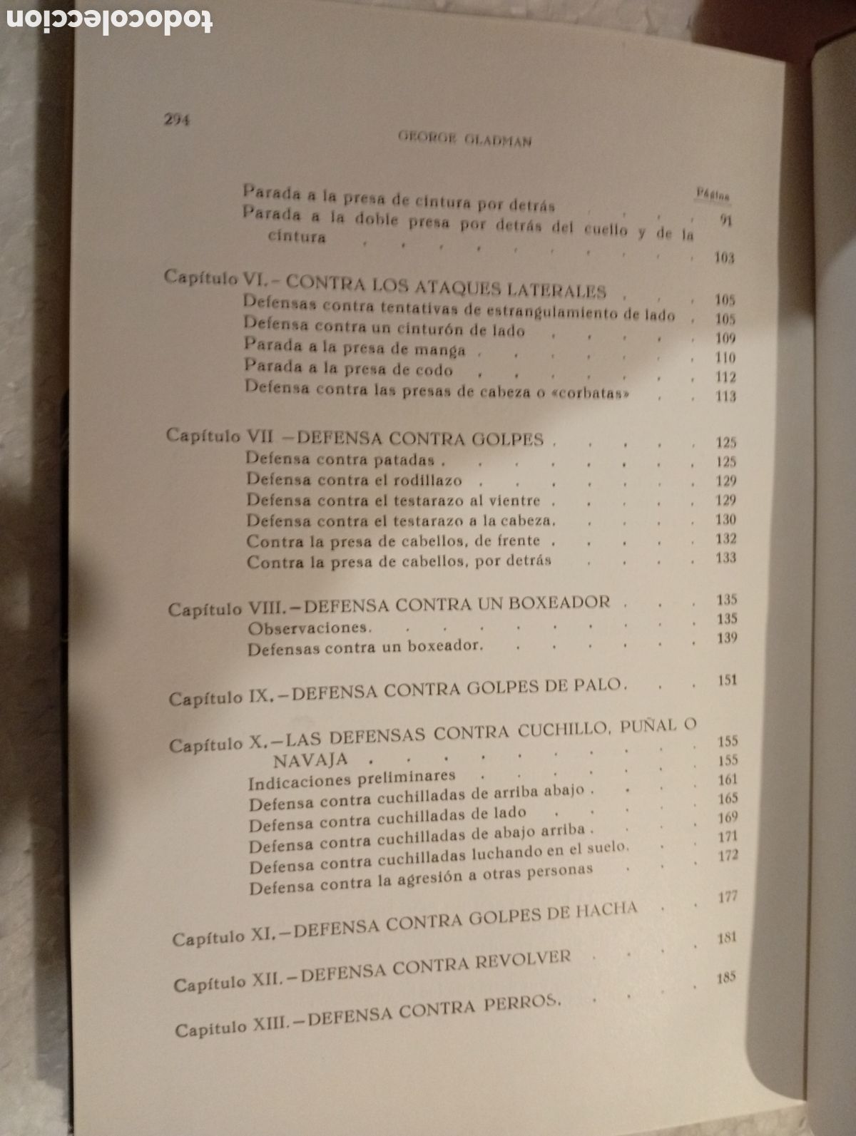 Libros de segunda mano: DEFENSA PERSONAL. GEORGE GLADMAN. SINTES. 1966. - Foto 7