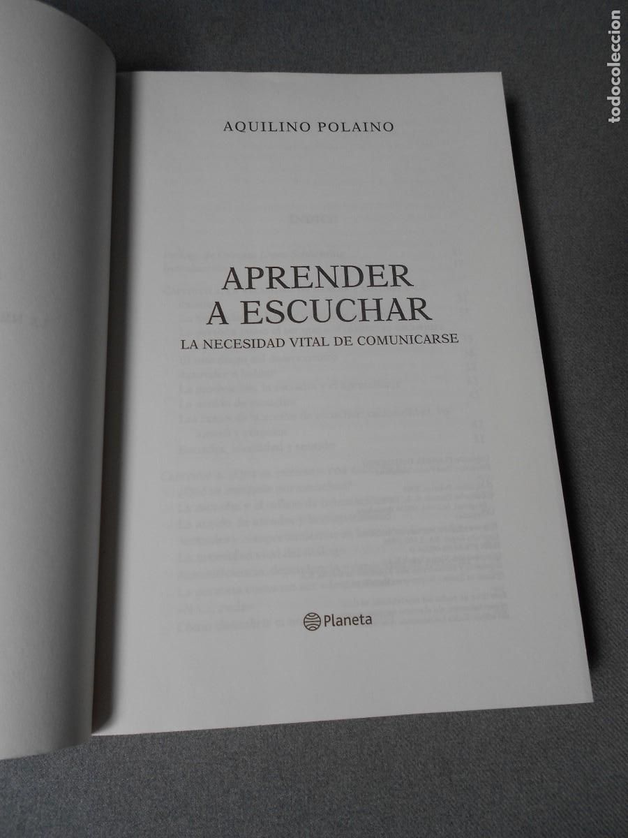 Libros de segunda mano: APRENDER A ESCUCHAR. LA NECESIDAD DE COMUNICARSE. - Foto 4