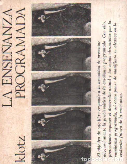 Libros de segunda mano: LA ENSE&Ntilde;ANZA PROGRAMADA. KLOTZ, G. A-PED-941 - Foto 1
