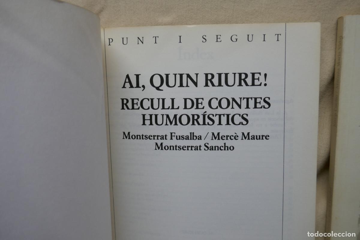 Libros de segunda mano: 2 x PUNT I SEGUIT - EDITORIAL GRA&Oacute; - Foto 2