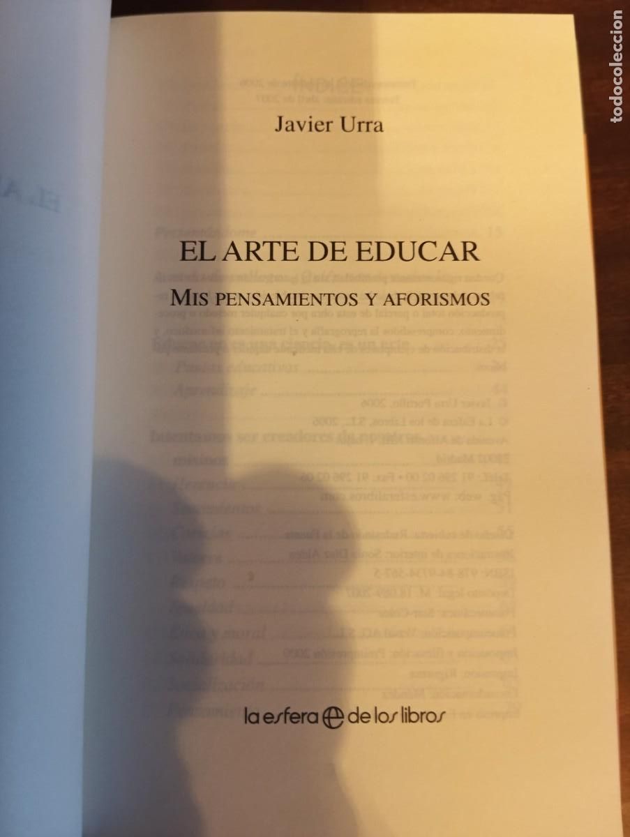 Libros de segunda mano: EL ARTE DE EDUCAR.- JAVIER URRA. - Foto 3