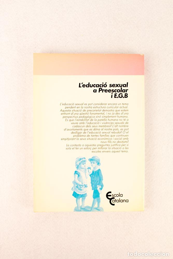 Libros de segunda mano: Leducaci&oacute; sexual a preescolar i E.G.B. - Ferran Ferrer - Foto 2