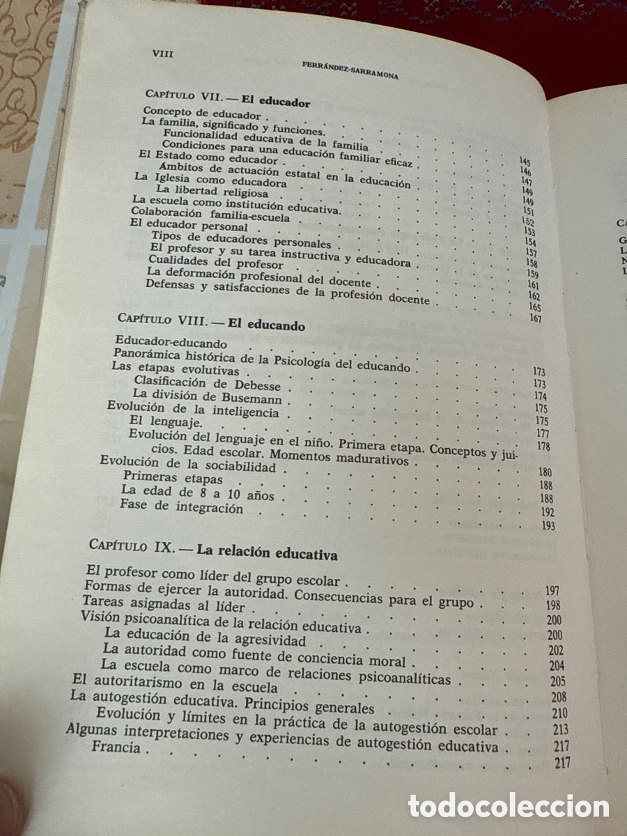 Libros de segunda mano: La educaci&oacute;n: constantes y problem&aacute;tica actual. Ferr&aacute;ndez-Sarramona. - Foto 7