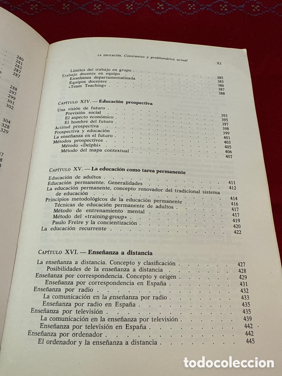 Libros de segunda mano: La educaci&oacute;n: constantes y problem&aacute;tica actual. Ferr&aacute;ndez-Sarramona. - Foto 10