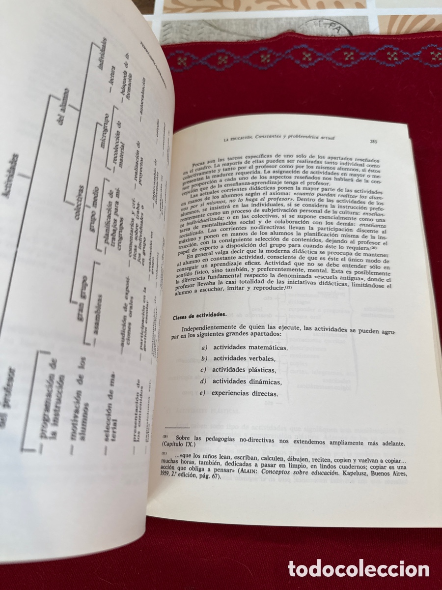 Libros de segunda mano: La educaci&oacute;n: constantes y problem&aacute;tica actual. Ferr&aacute;ndez-Sarramona. - Foto 12