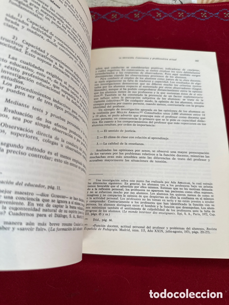 Libros de segunda mano: La educaci&oacute;n: constantes y problem&aacute;tica actual. Ferr&aacute;ndez-Sarramona. - Foto 13