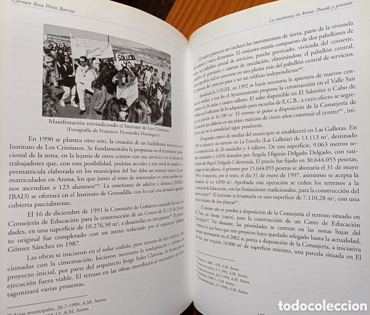 Libros de segunda mano: La ense&ntilde;anza en Arona. Pasado y presente. - Foto 5