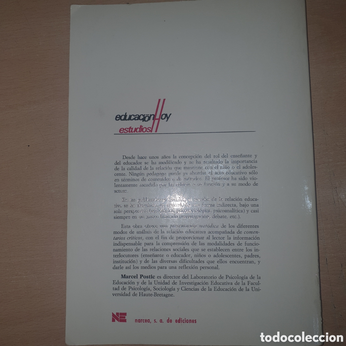 Libros de segunda mano: La relaci&oacute;n educativa. Marcel Postic - Foto 2