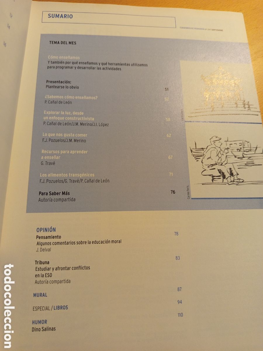 Libros de segunda mano: CUADERNOS DE PEDAGOGIA N&deg; 294. COMO ENSE&Ntilde;AMOS - Foto 3