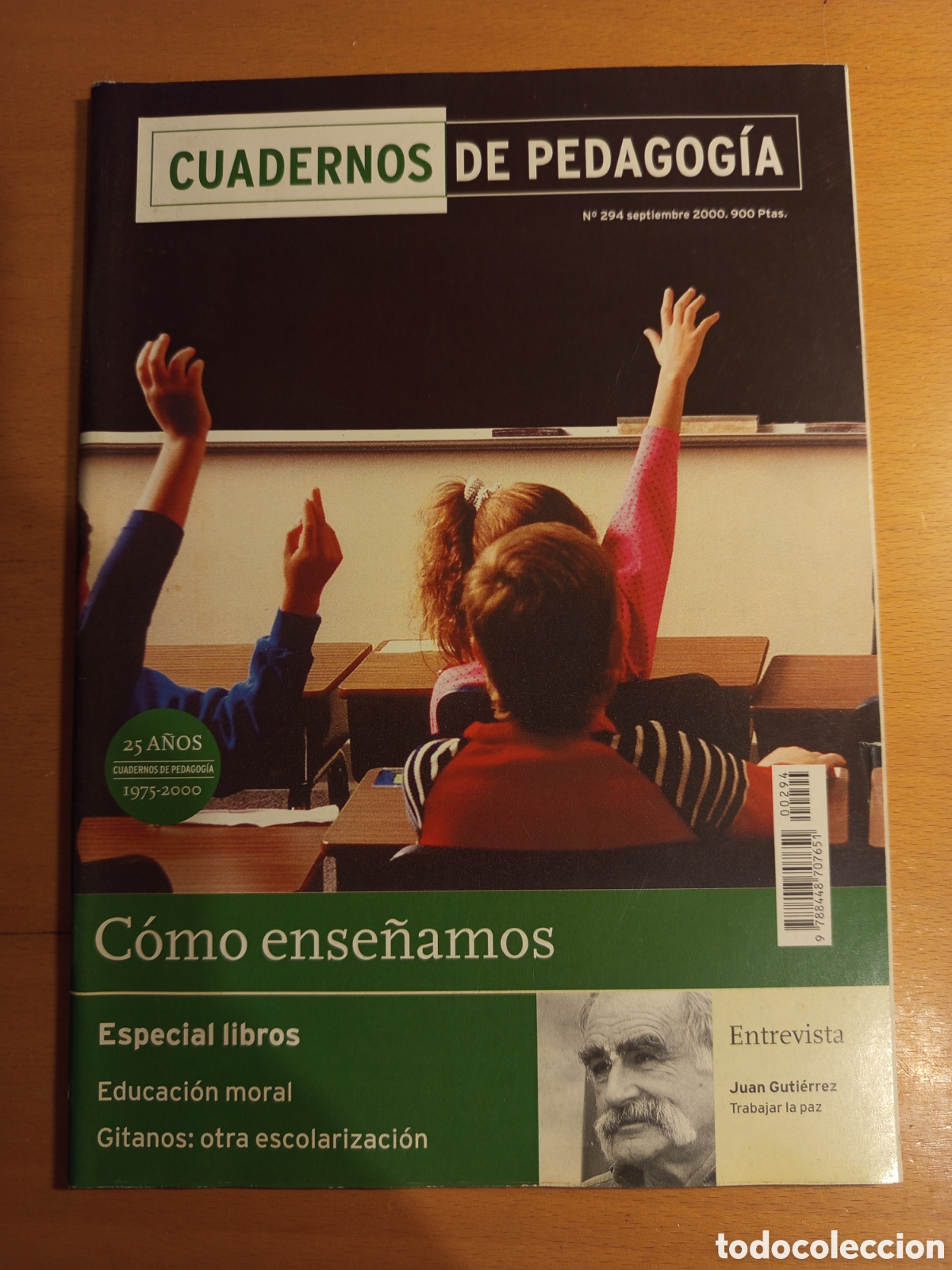Libros de segunda mano: CUADERNOS DE PEDAGOGIA N&deg; 294. COMO ENSE&Ntilde;AMOS - Foto 1