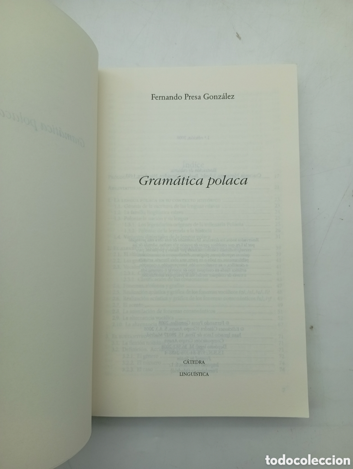Libros de segunda mano: Gram&agrave;tica polaca editado por C&aacute;tedra - Foto 2