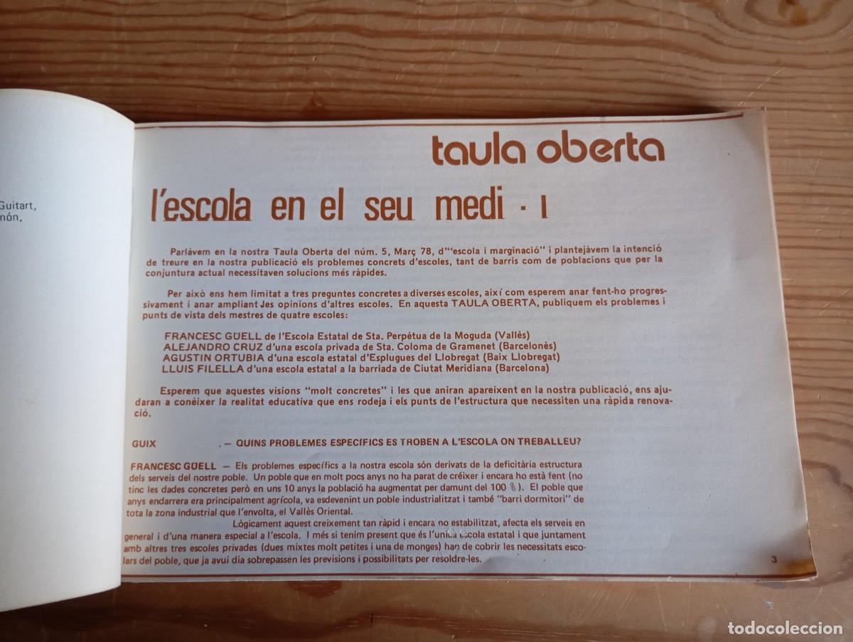 Libros de segunda mano: GUIX n&uacute;m. 12. Elementos de acci&oacute;n educativa. - Foto 3