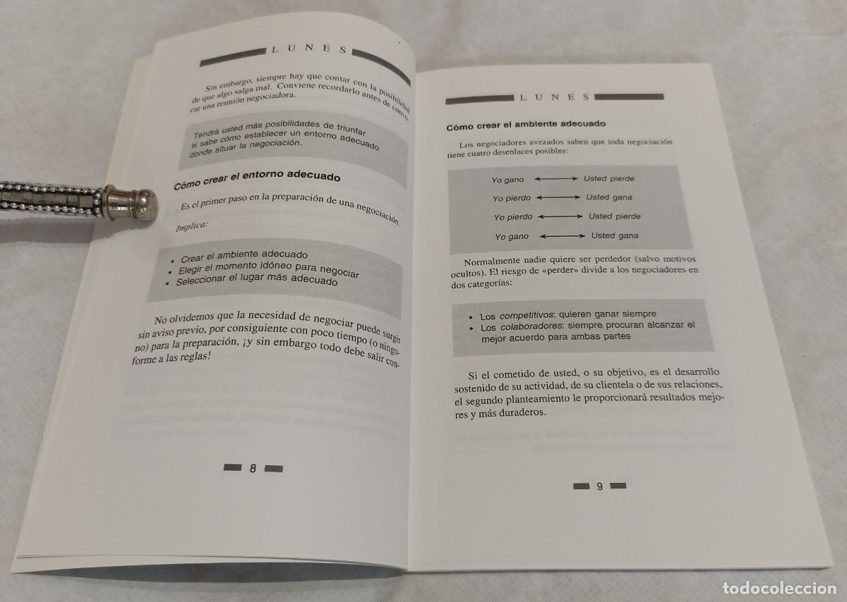 Libros de segunda mano: APRENDA A NEGOCIAR CON &Eacute;XITO. En una semana.- Peter Fleming. - Foto 2