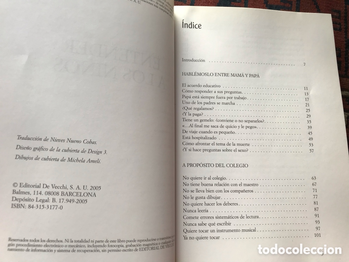 Libros de segunda mano: Entender a los ni&ntilde;os. Silvio Crosera. Editorial de Vecchi - Foto 4