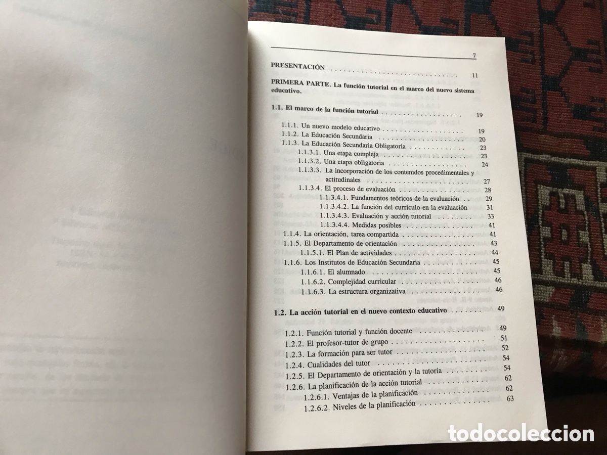 Libros de segunda mano: Planificaci&oacute;n y desarrollo de la acci&oacute;n tutorial en la educaci&oacute;n secundaria. - Foto 6