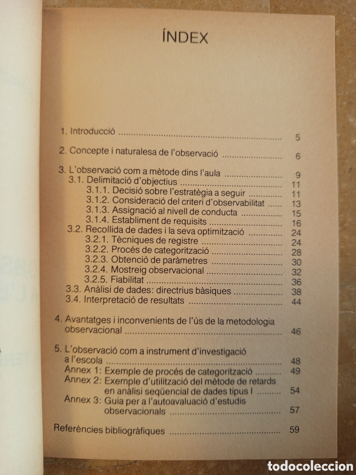 Libros de segunda mano: OBSERVACIO A LESCOLA (M. TERESA ANGUERA) - Foto 3