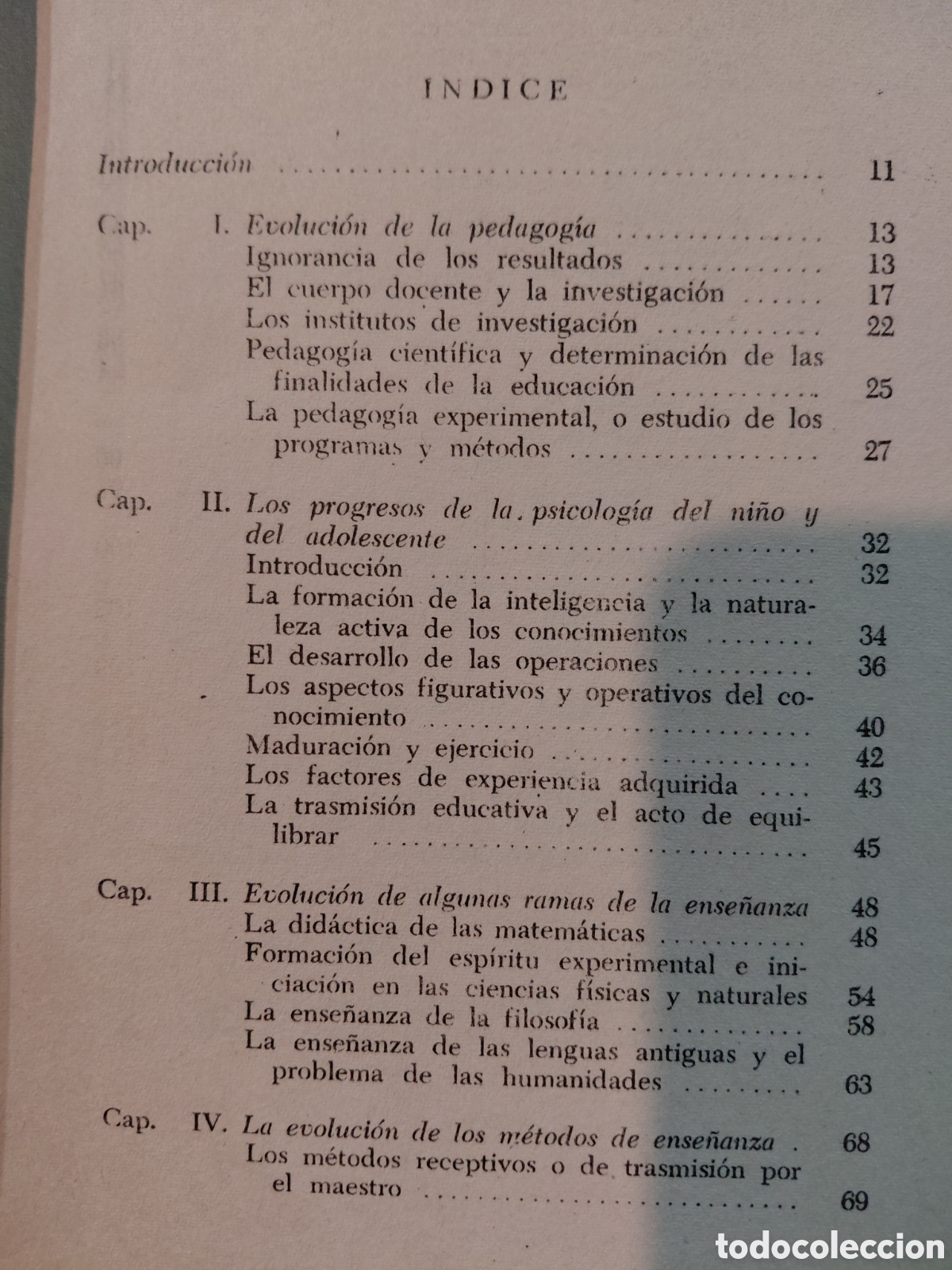 Libros de segunda mano: Jean Piaget. Educaci&oacute;n e instrucci&oacute;n - Foto 3