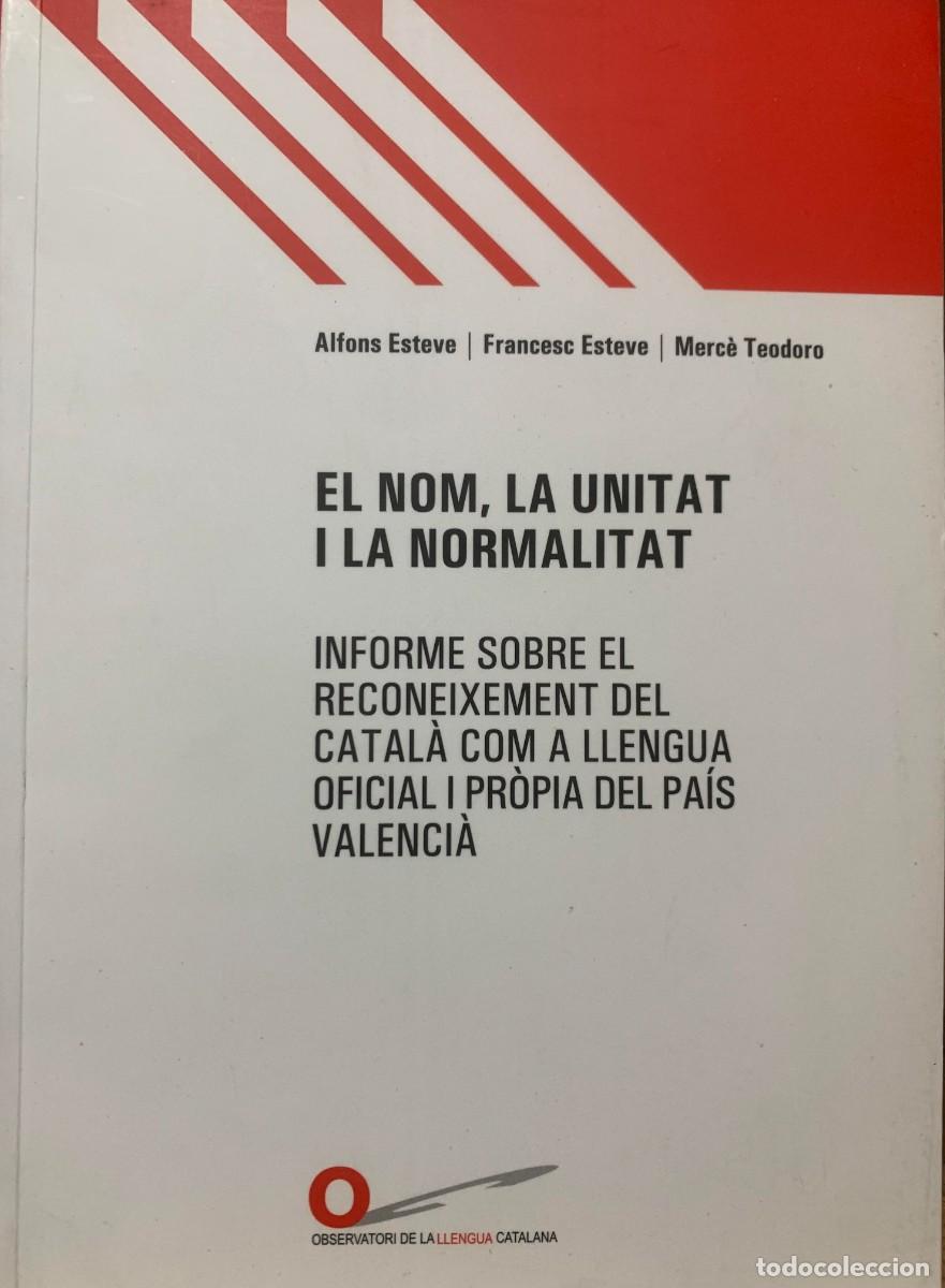 Libros de segunda mano: El nom, la unitat I la normalitat - Foto 1