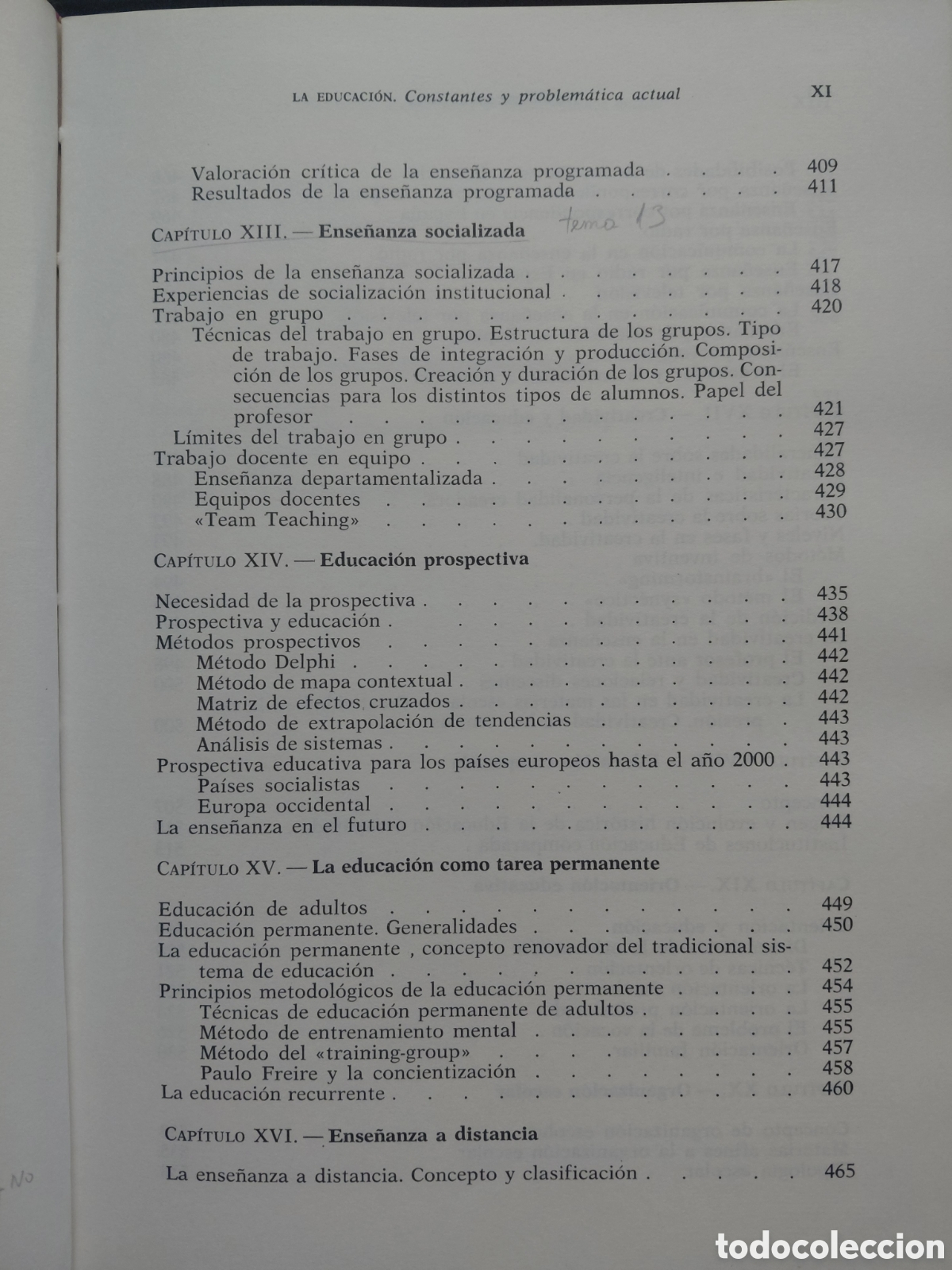 Libros de segunda mano: La educaci&oacute;n, constantes y problem&aacute;tica actual, Ferrandez-Sarramona - Foto 8