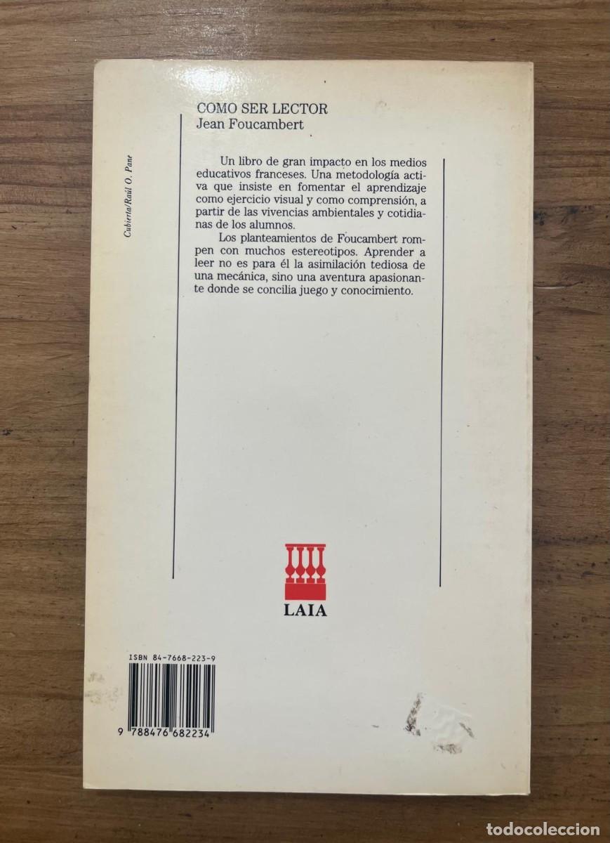 Libros de segunda mano: Como ser lector (Jean Foucambert) - Foto 2