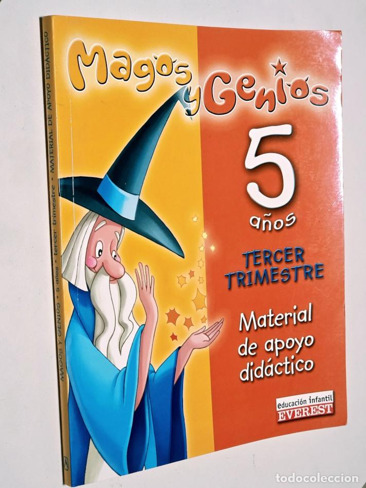 Libros de segunda mano: MAGOS Y GENIOS. 5 A&ntilde;os Tercer Trimestre. Material de apoyo did&aacute;ctico