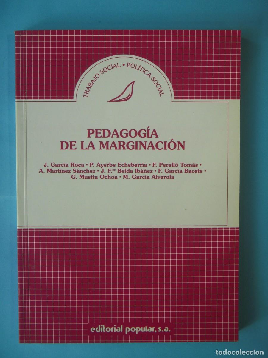 Libros de segunda mano: PEDAGOGIA DE LA MARGINACION - J. GARCIA ROCA Y OTROS - EDITORIAL POPULAR, 1991 (BUEN ESTADO)