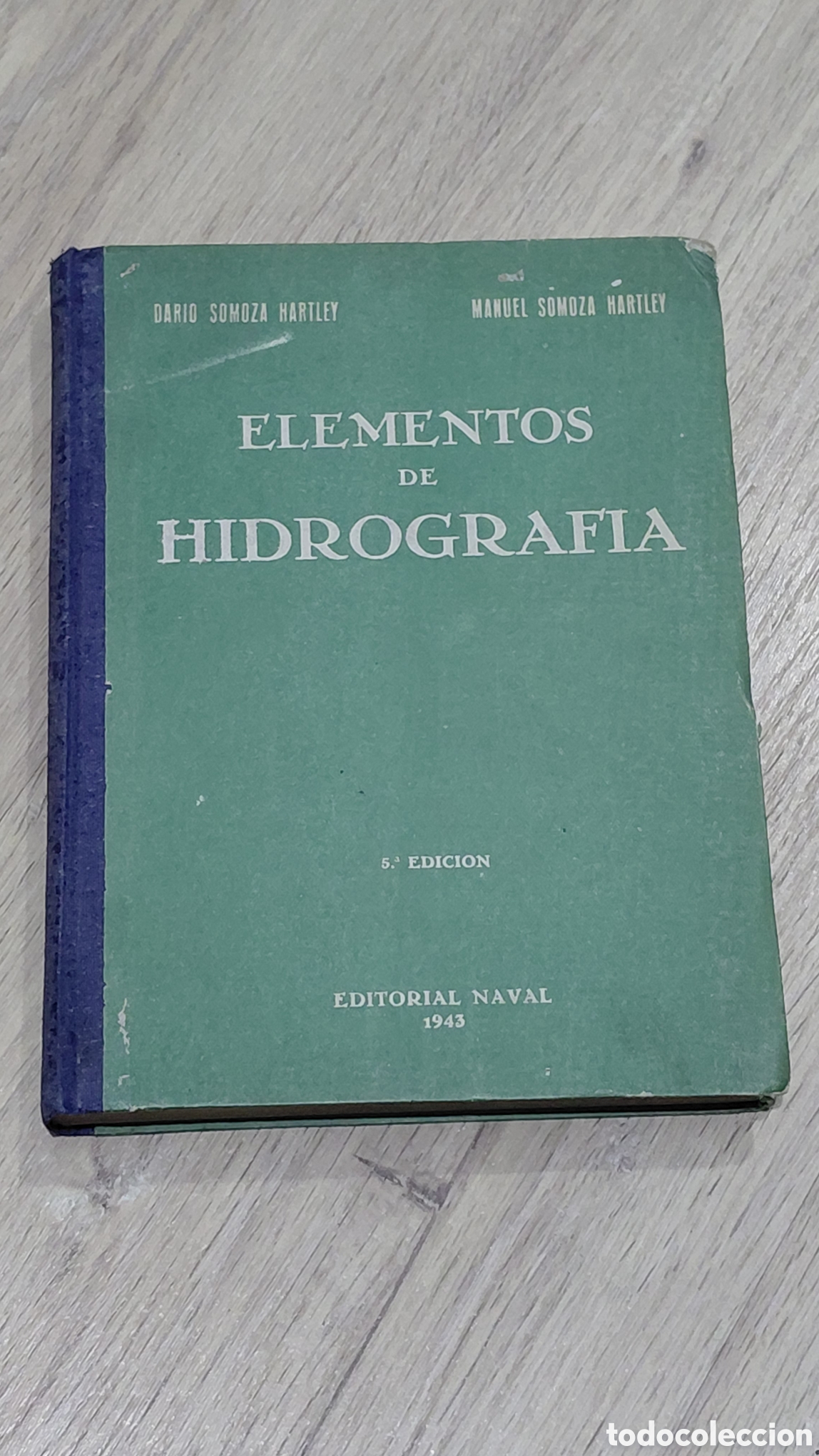 Libros de segunda mano: Elementos de la hidrografia