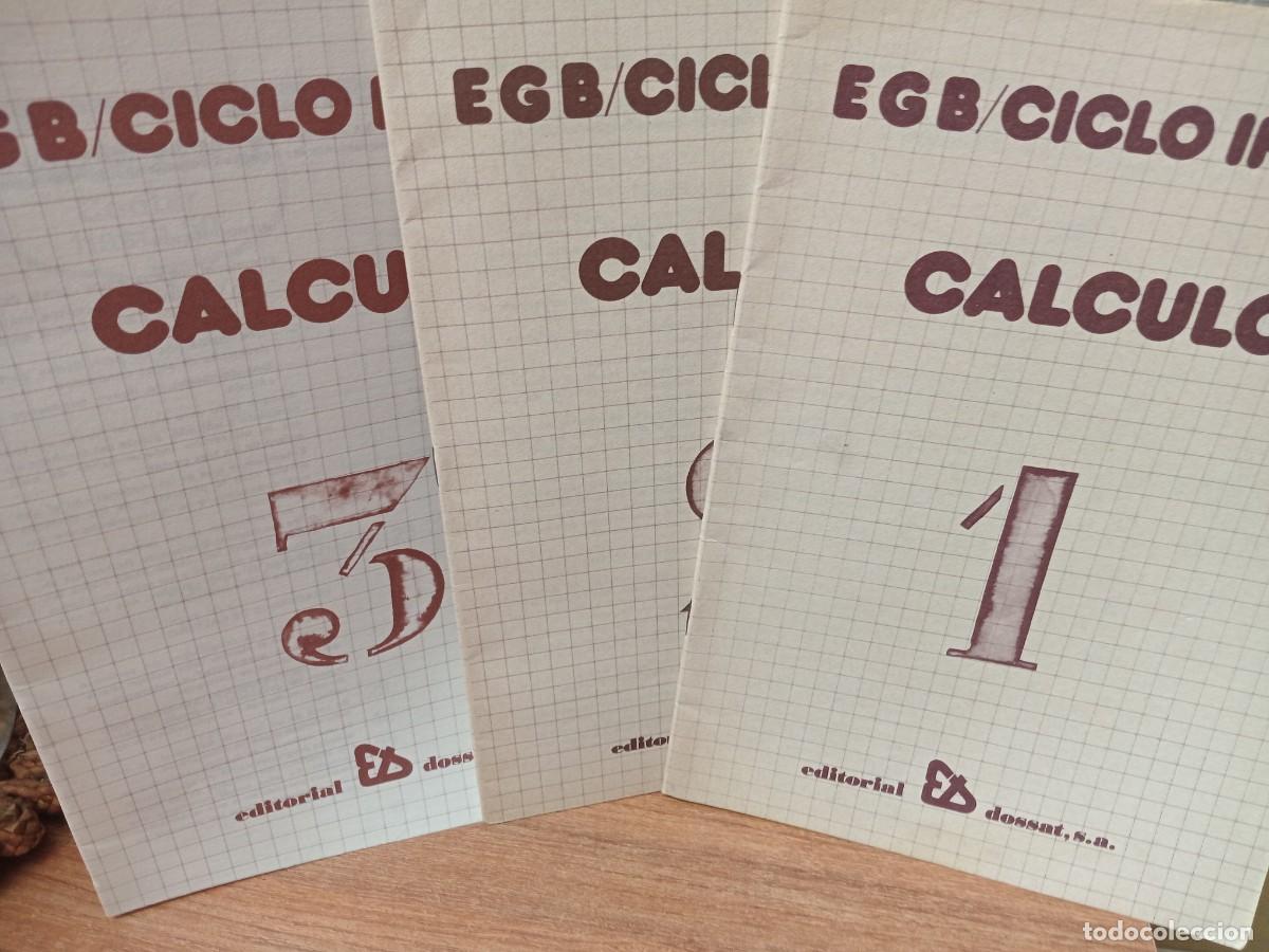Libros de segunda mano: CALCULO 1,2 Y 3 - EGB\CICLO INICIAL - EDITORIAL DOSSAT