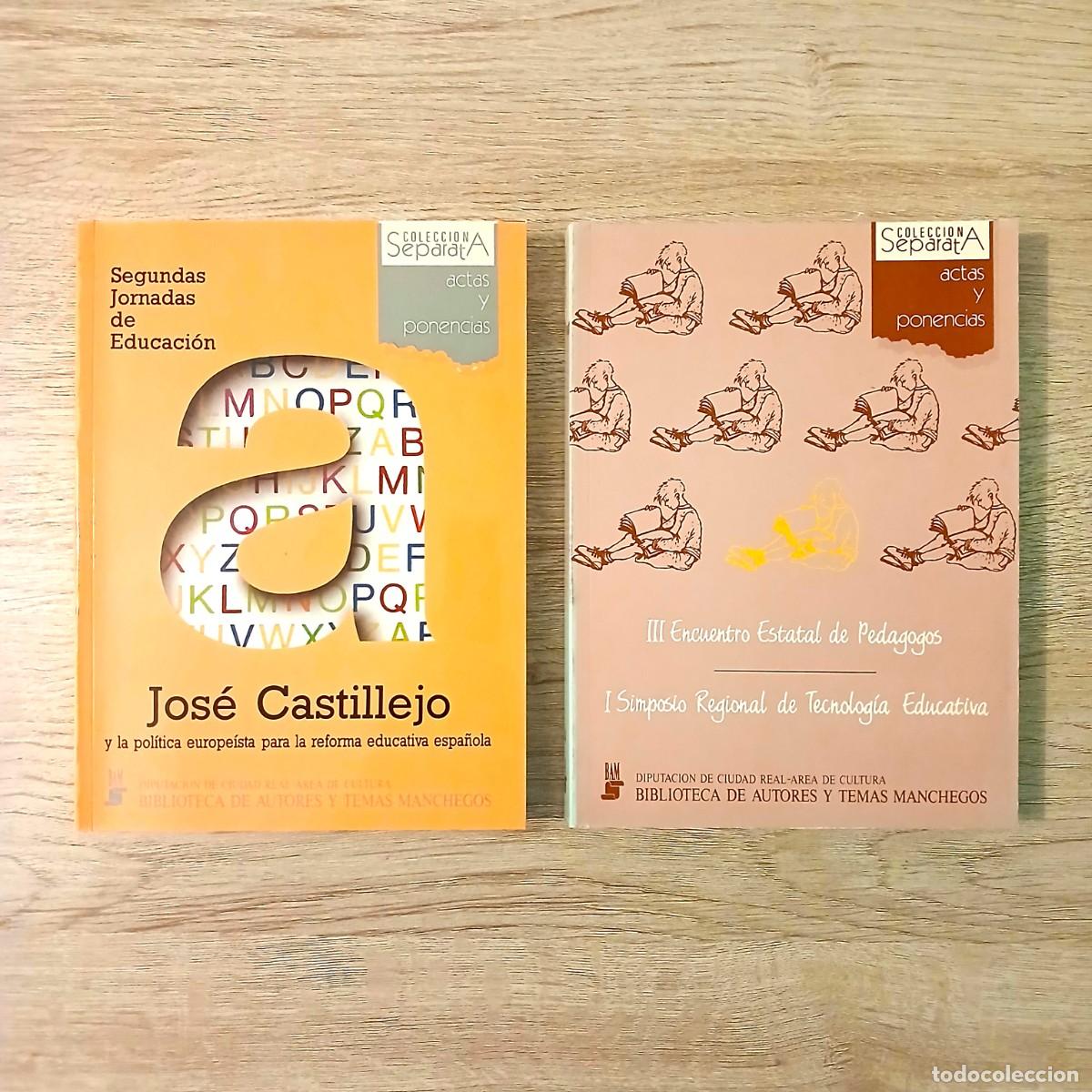 Libros de segunda mano: Lote dos libros de la colecci&oacute;n &ldquo;Separata. Actas y Ponencias&rdquo;. Biblioteca de Autores Manchegos, 1987