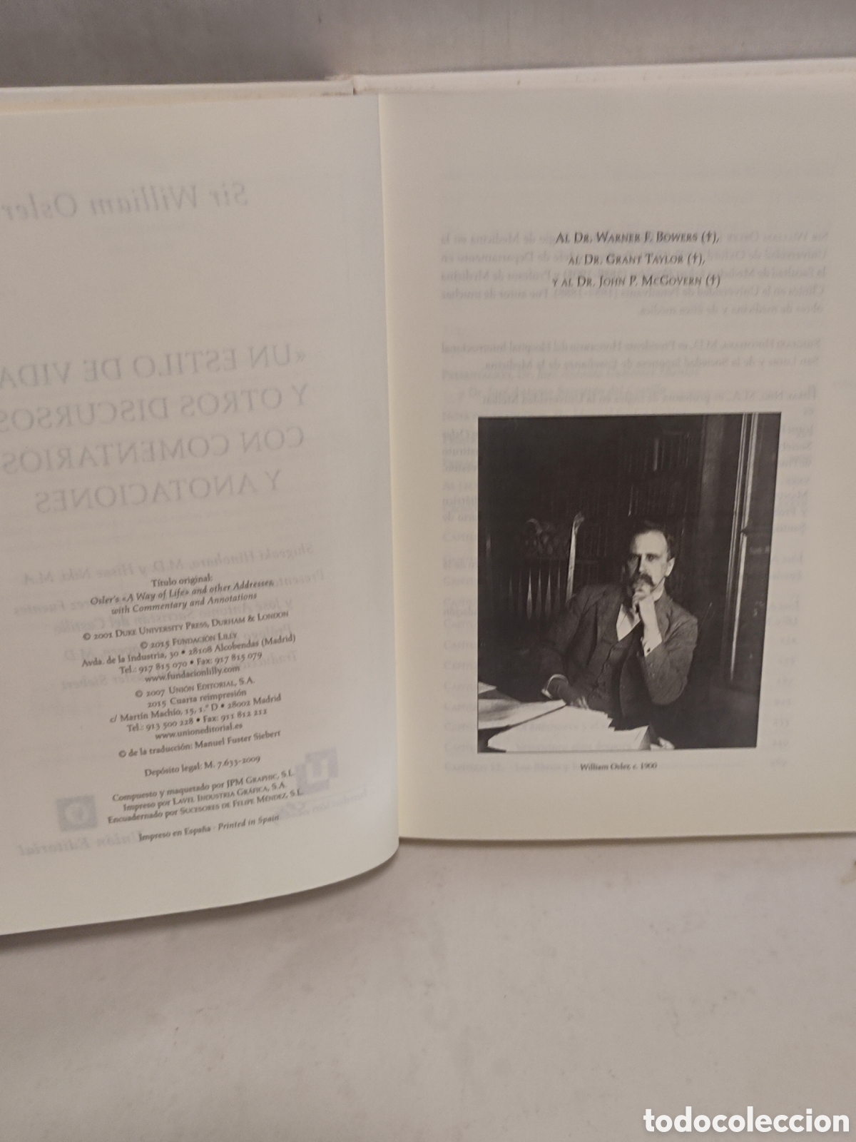Libros de segunda mano: LIBRO UN ESTILO DE VIDA SIR WILLIAM OSLER - Foto 3