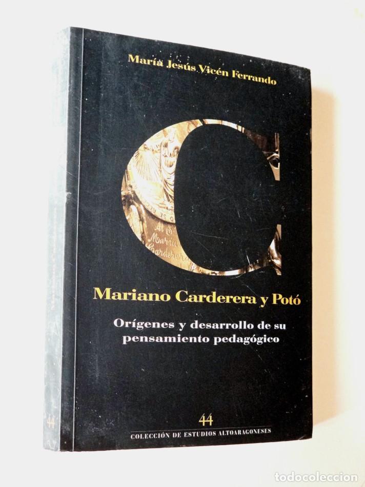 Libros de segunda mano: MARIANO CARDERERA Y POT&Oacute; Or&iacute;genes y desarrollo de su pensamiento pedag&oacute;gico - VIC&Eacute;N FERRANDO, Mar&iacute;a