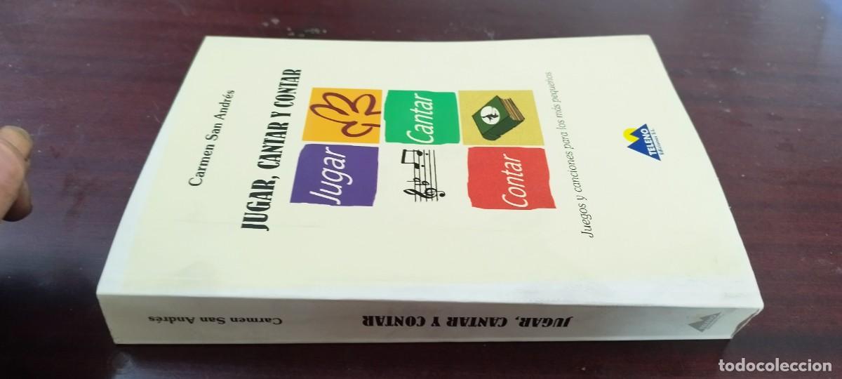 Libros de segunda mano: JUGAR, CANTAR Y CONTAR/CARMEN SAN ANDRES/TELENO / JUEGOS Y CANCIONES PARA LOS MAS PEQUE&Ntilde;OS