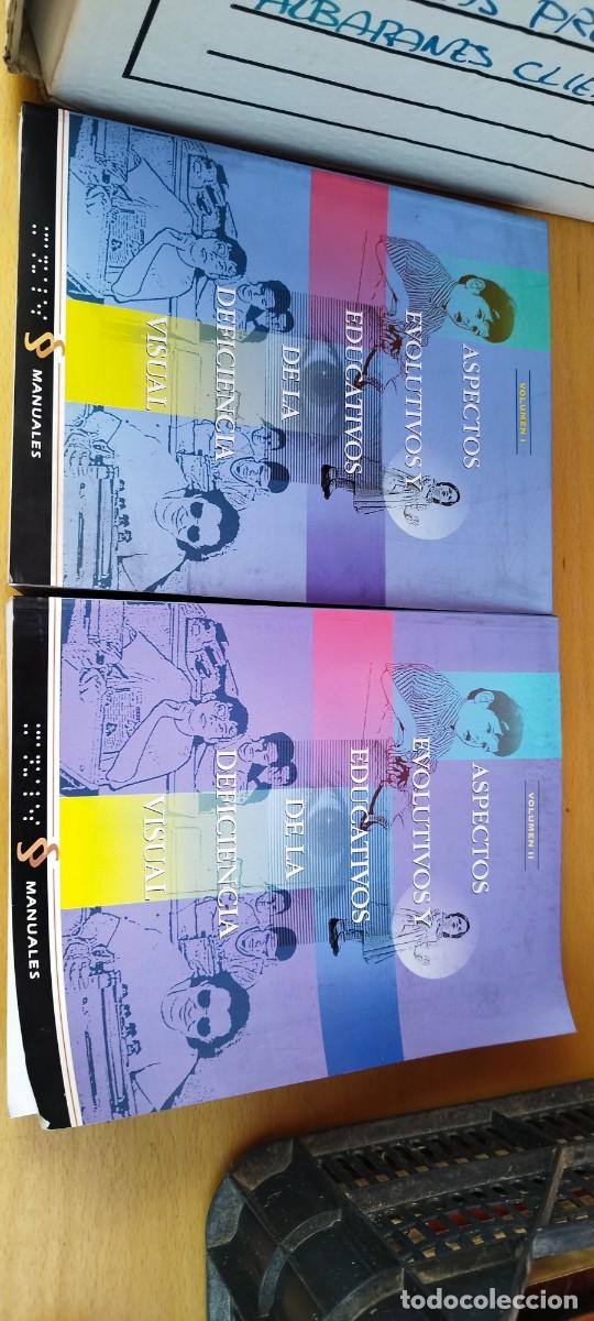 Libros de segunda mano: ASPECTOS EVOLUTIVOS EDUCATIVOS DE LA DEFICIENCIA VISUAL 2 TOMOS / / KARA 32