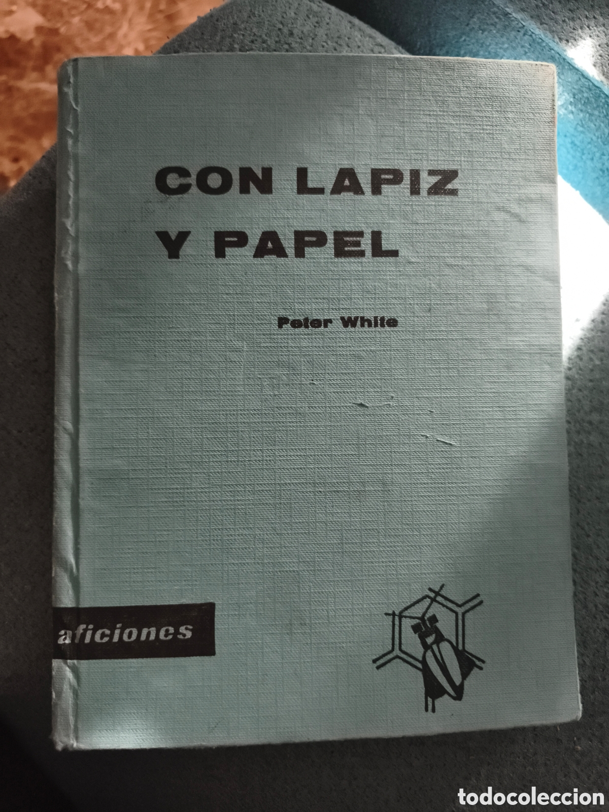 Libros de segunda mano: CON LAPIZ Y PAPEL PETER WHILE EDICIONES SANTILLANA