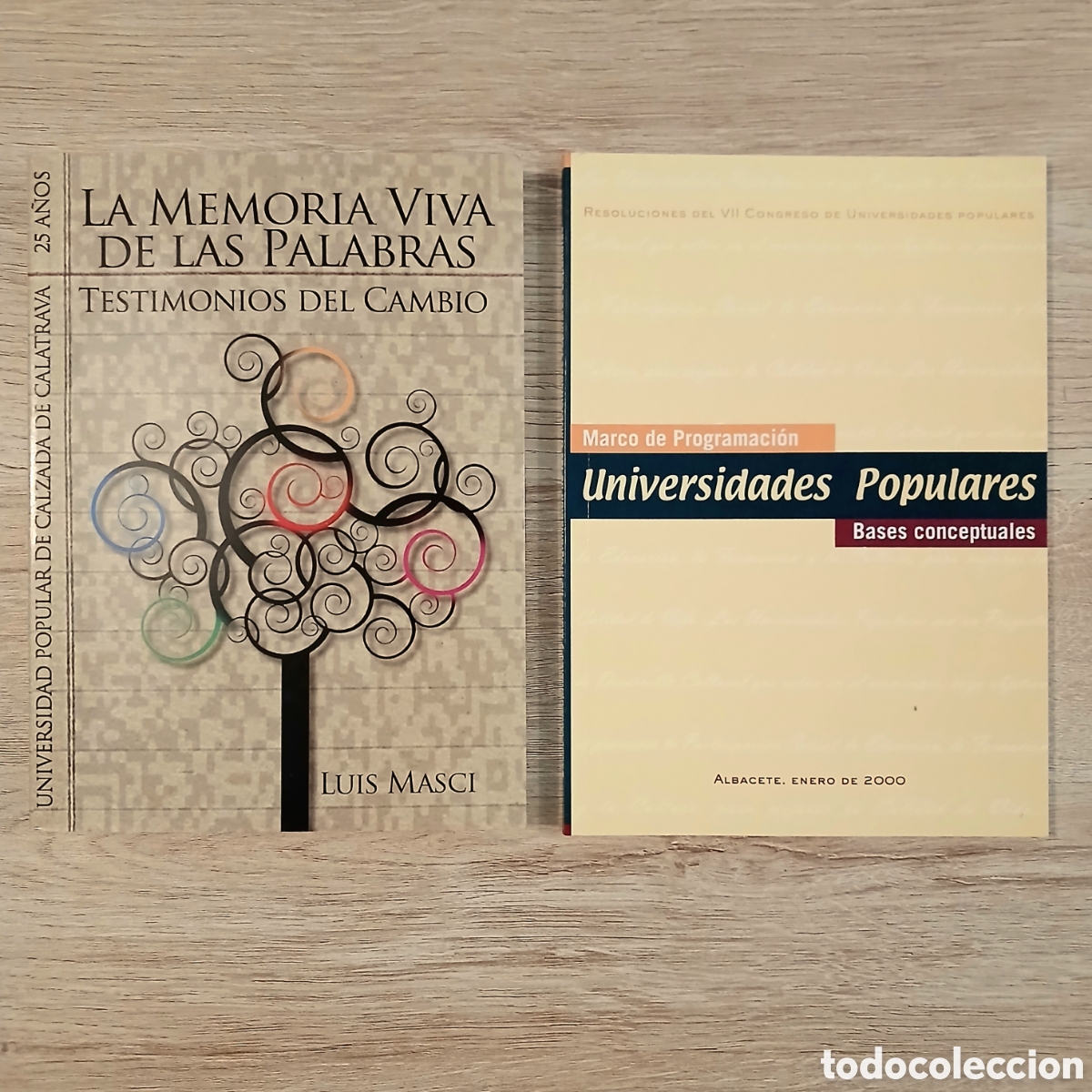 Libros de segunda mano: Lote 2 libros Universidades Populares