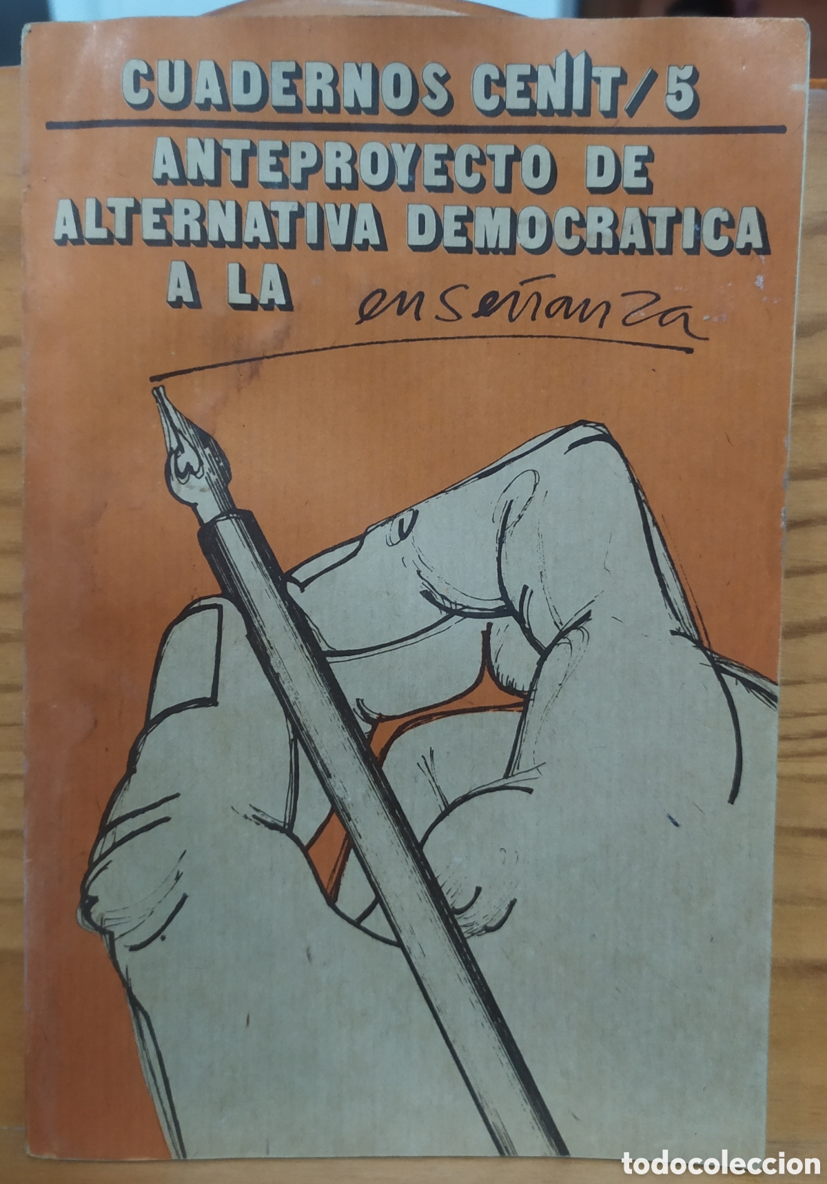 Libros de segunda mano: Cuadernos Cenit/5, Anteproyecto de alternativa democr&aacute;tica a la ense&ntilde;anza - Editorial Cenit 1978
