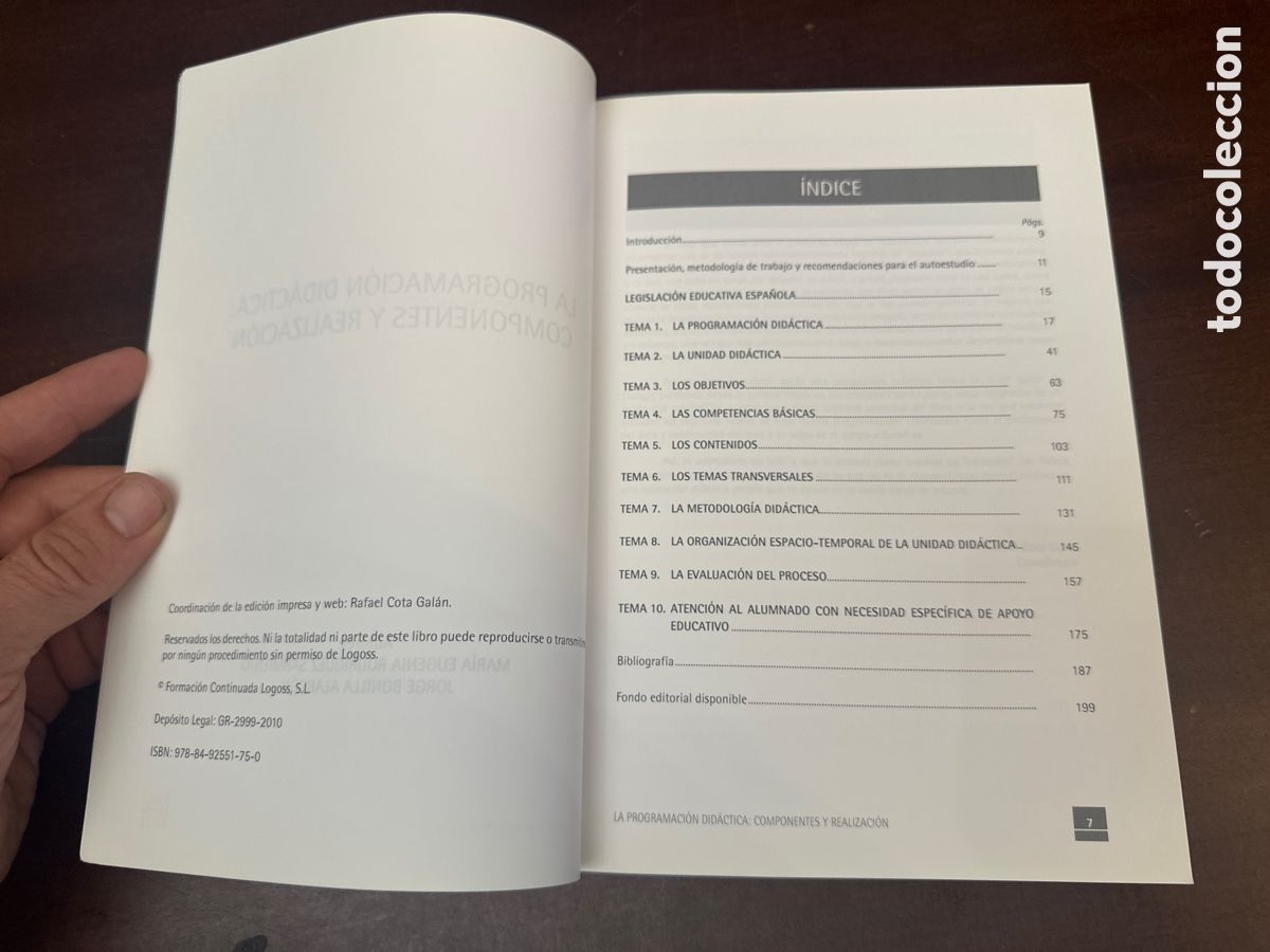 Libros de segunda mano: La programacion didactica: componentes y realizacion - Foto 3