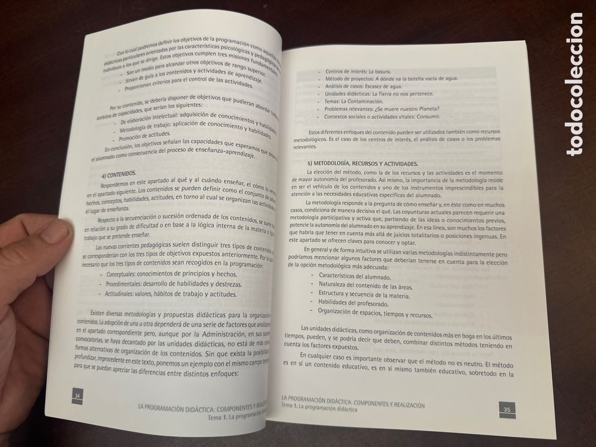 Libros de segunda mano: La programacion didactica: componentes y realizacion - Foto 5
