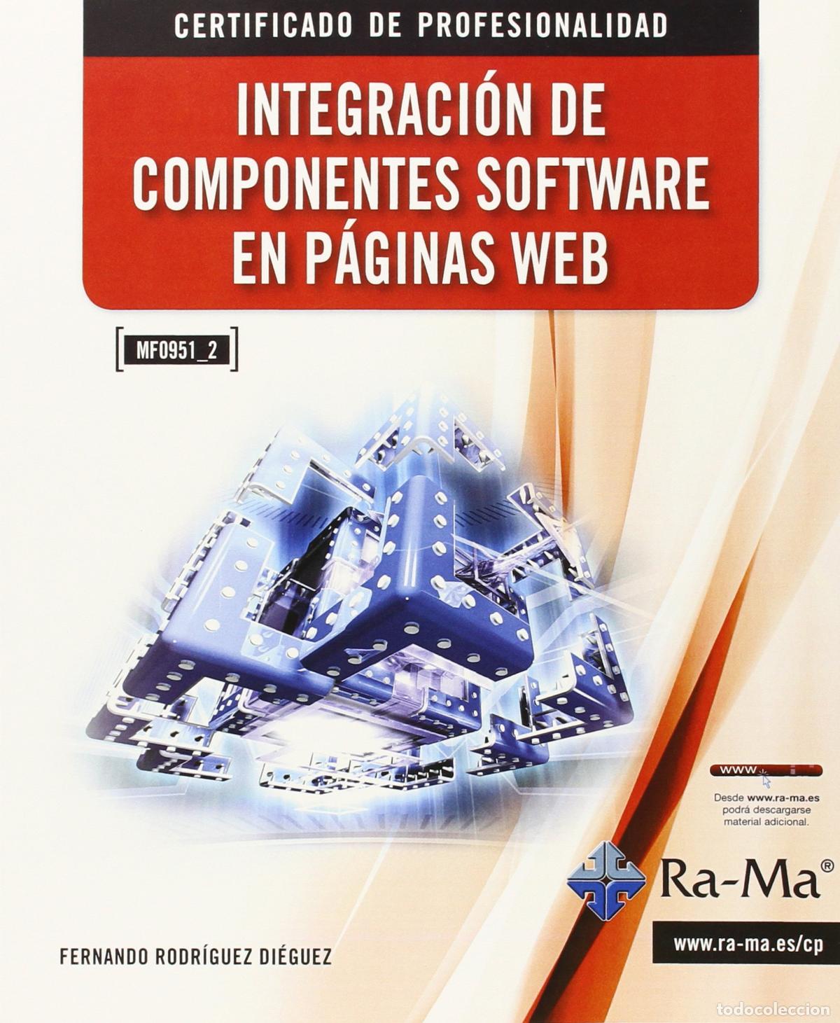 Libros de segunda mano: Integraci&oacute;n de Componentes Software en P&aacute;ginas Web (MF0951_2) (PCPI-PROGRAMAS CUALIFICACION PROF.INI