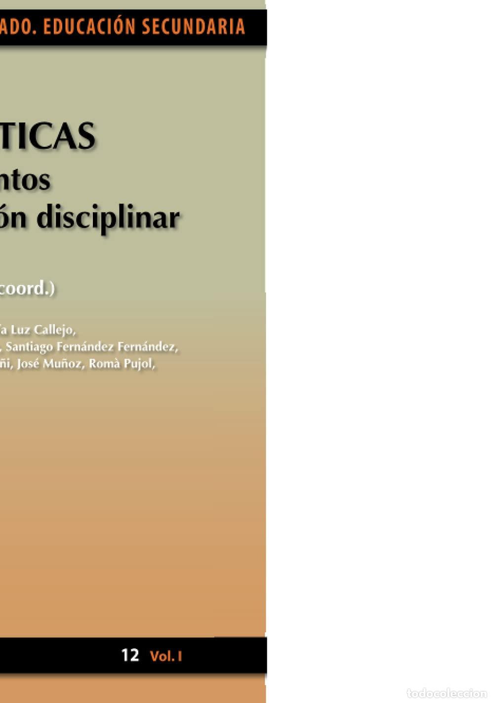 Libros de segunda mano: Matem&aacute;ticas. Complementos de formaci&oacute;n disciplinar: 121 (Formaci&oacute;n del Profesorado. (M&aacute;ster Secundar
