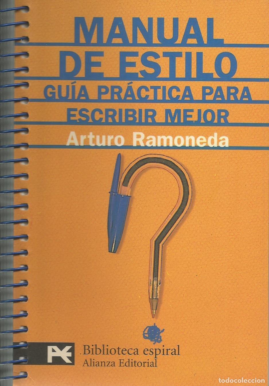 Libros de segunda mano: MANUAL DE ESTILO-ALIANZA (BIBLIOTECA ESPIRAL (LB))