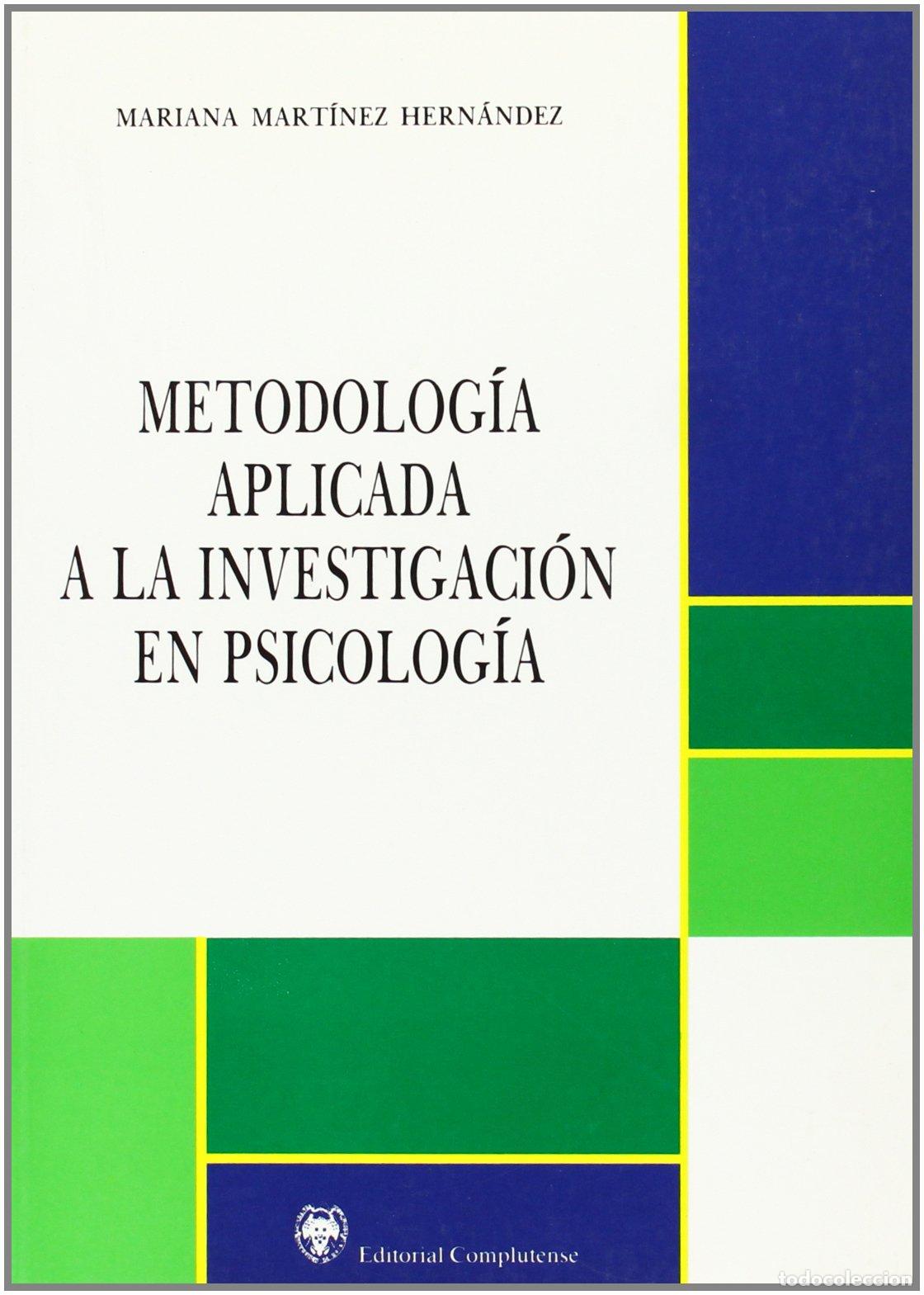 Libros de segunda mano: METODOLOGIA APLICADA INVES.PSICOLOGIA (SIN COLECCION)