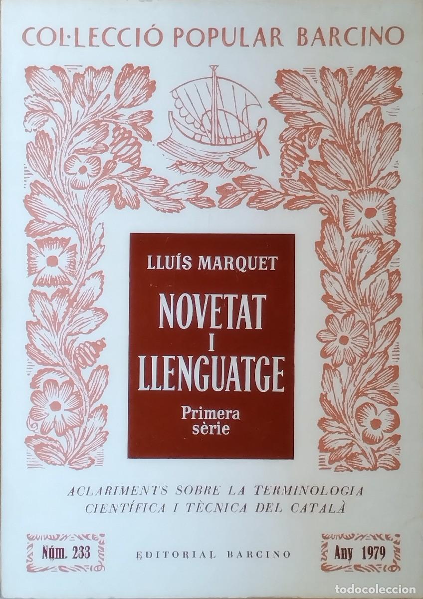 Libros de segunda mano: Novetat i llenguatge