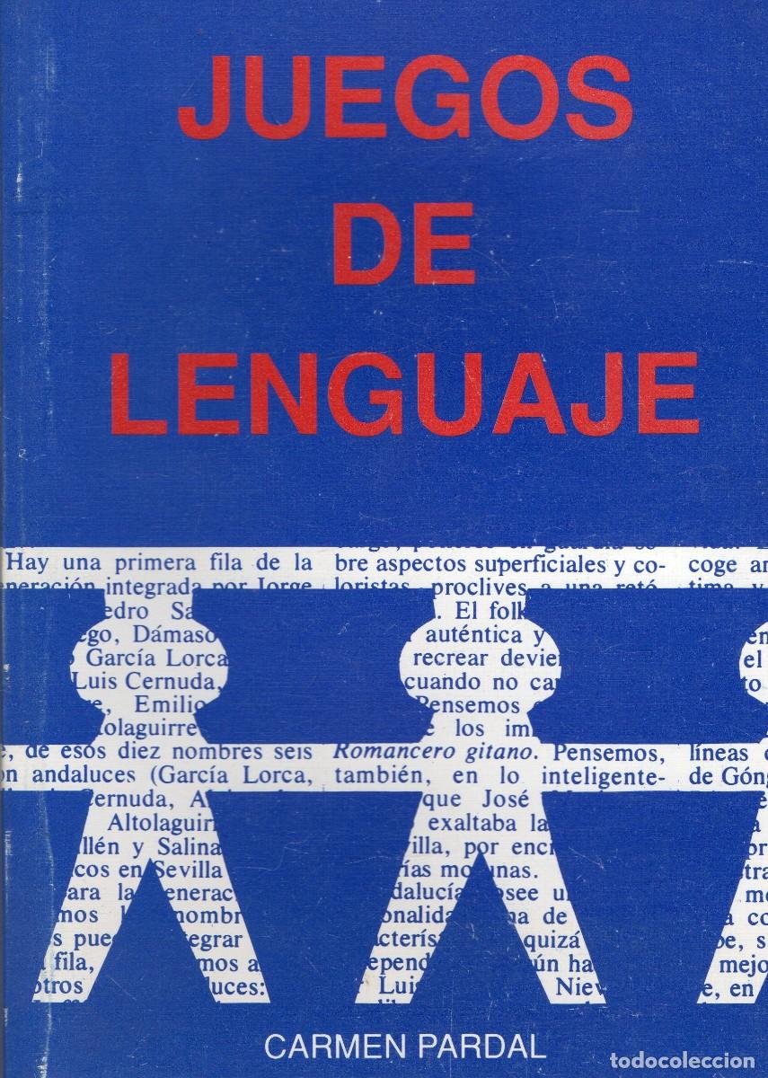 Libros de segunda mano: JUEGOS DE LENGUAJE. PARDAL, CARMEN. PG-190